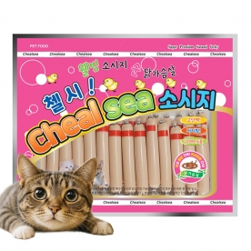 첼시 쁘띠 닭가슴살 고양이 소시지 32p