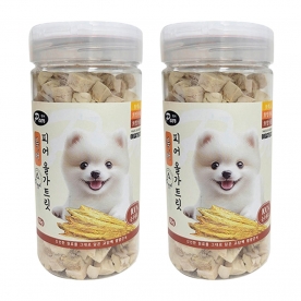 피어 강아지 동결건조 올가트릿 북어 80g x2