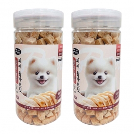 피어 강아지 동결건조 올가트릿 닭가슴살 120g x2