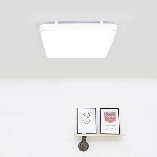 우리조명 LED 거실등 방등 사각 소프트  50W 플리커프리