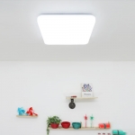 포커스 LED 거실등 방등 민무늬 사각 50W/60W