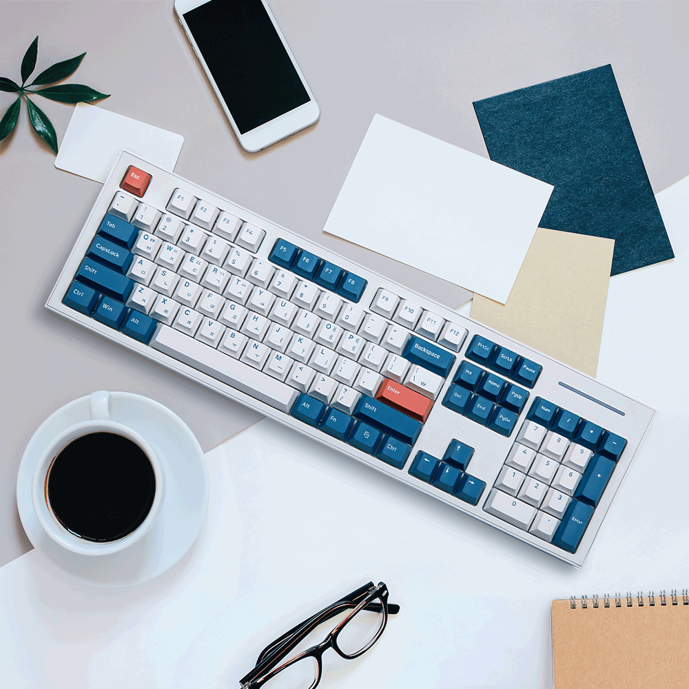 주연테크 JK01 PBT 적축게이밍 기계식 키보드