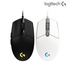 로지텍G G102IC 2세대 LIGHTSYNC 게이밍 마우스 벌크 (블랙,화이트)