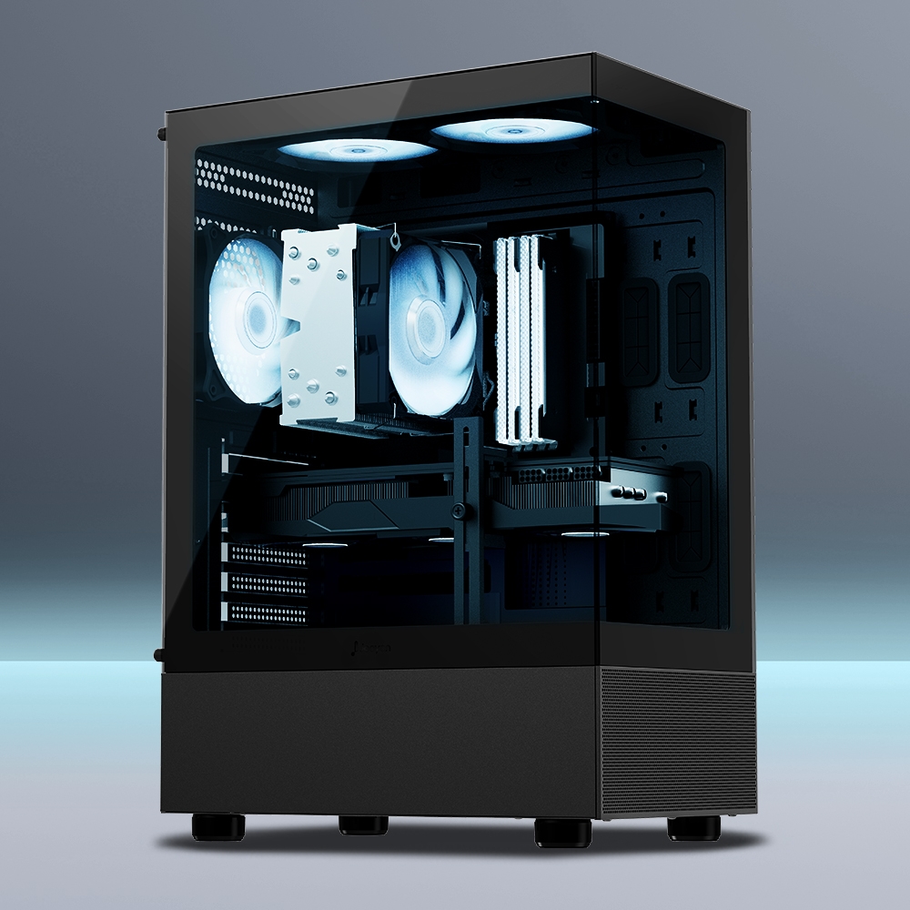 주연테크 MARINE D3v56G 블랙AMD 라이젠5 5600G 사무용 가정용 게이밍 데스크탑 PC