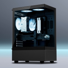 주연테크 MARINE D3v56G 블랙<br>AMD 라이젠5 5600G 사무용 가정용 게이밍 데스크탑 PC