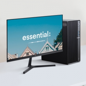 주연테크 D1v32GV24FX-B 블랙AMD 라이젠3 3200G+24인치 데스크탑 모니터 패키지 PC