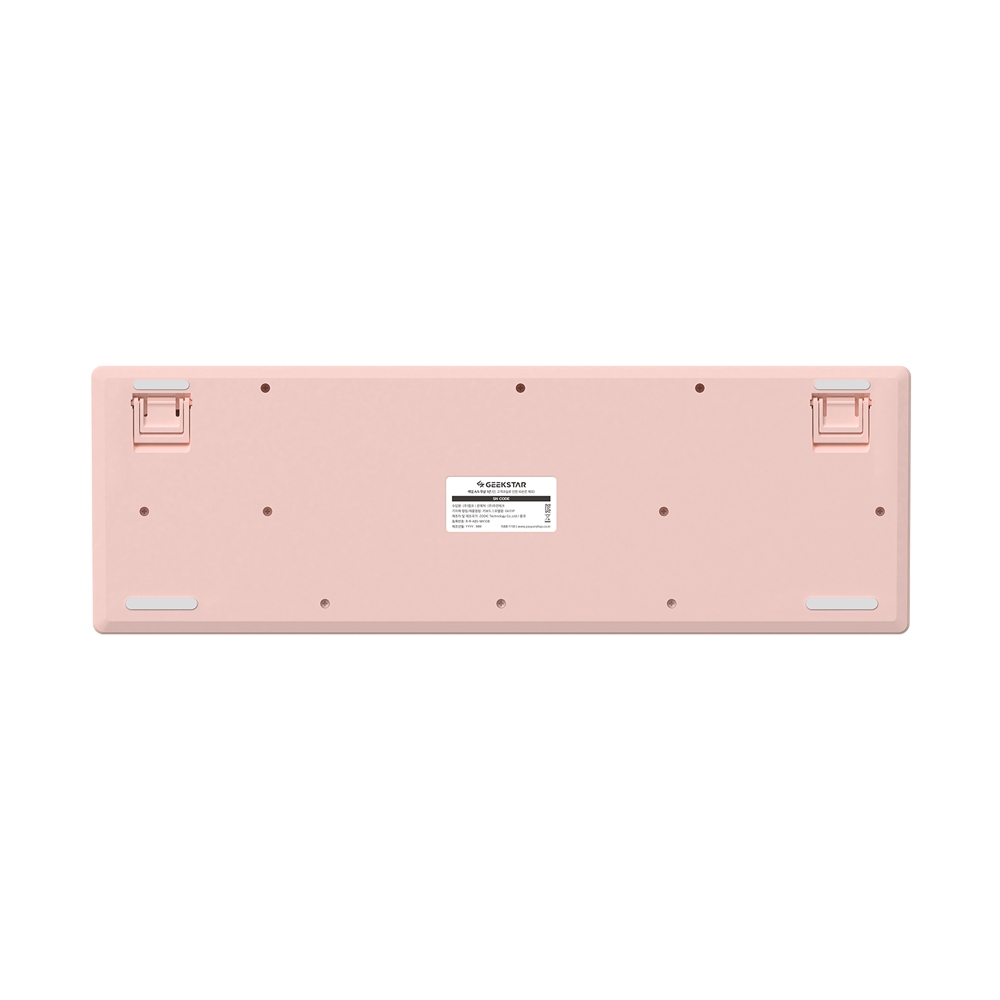 긱스타 GK01 멤브레인 키보드 핑크 USB-C 사무용 게임용
