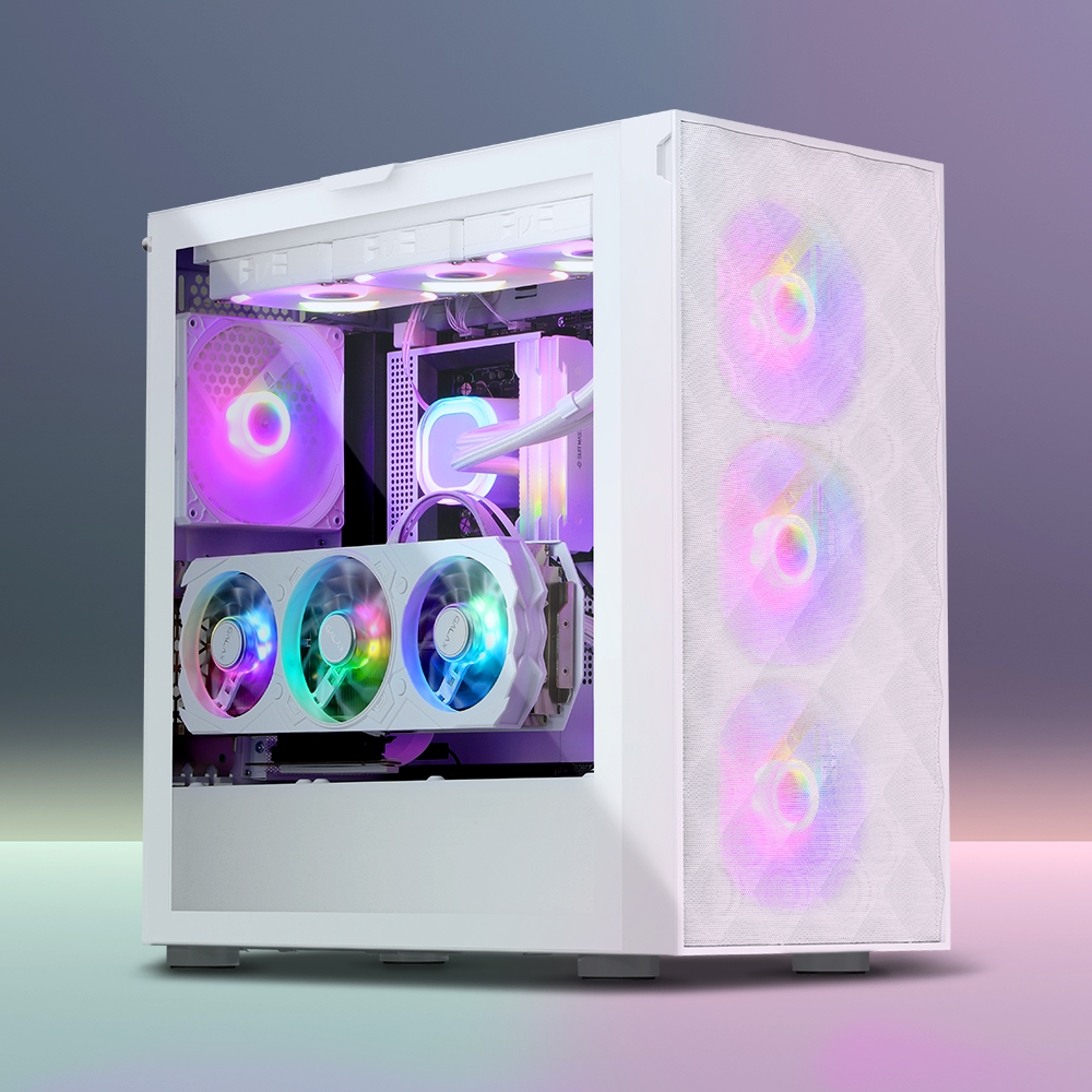 주연테크 익스트림 D7995X59 화이트 라이젠9 9950X3D RTX5090 데스크탑 게이밍 AI PC 컴퓨터
