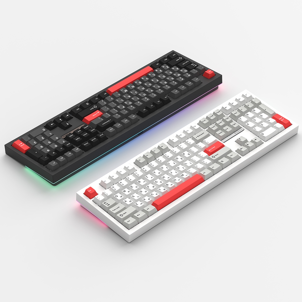 긱스타 GKG108L 유무선 리니어 기계식 키보드 풀배열 게이밍 사무용 가스켓 HMX 몽돌