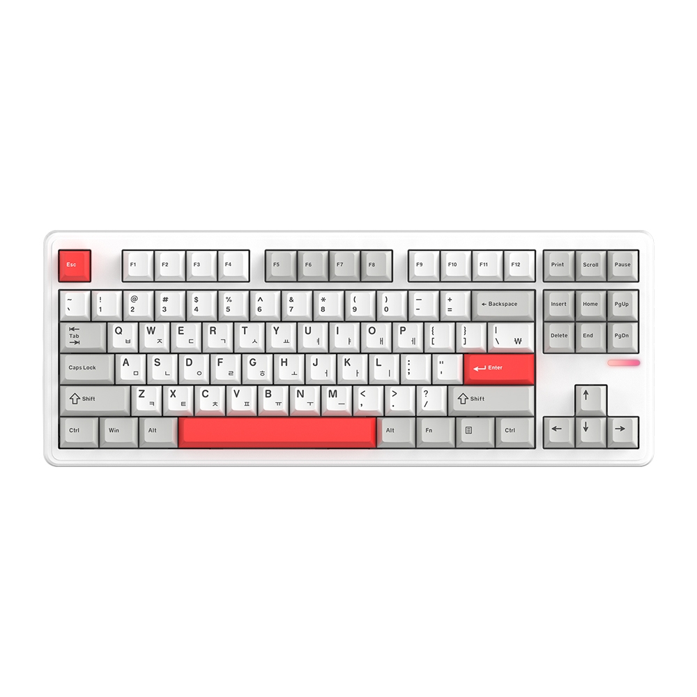 긱스타 GKG87L 유무선 리니어 기계식 키보드 텐키리스 게이밍 사무용 가스켓 HMX 몽돌