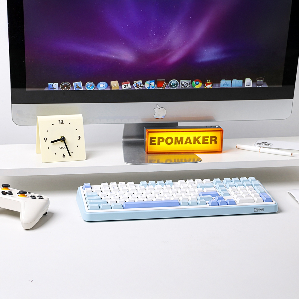 EPOMAKER 에포메이커 TH99 유무선 기계식 키보드 3모드 핫스왑 정식수입 AS가능 화이트 블루