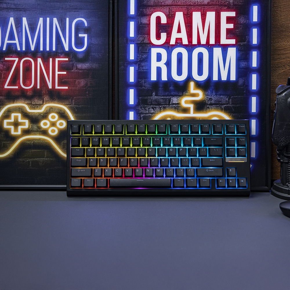 EPOMAKER 에포메이커 G84 유무선 기계식 키보드 3모드 VIA지원 핫스왑 정식수입 AS가능 블랙