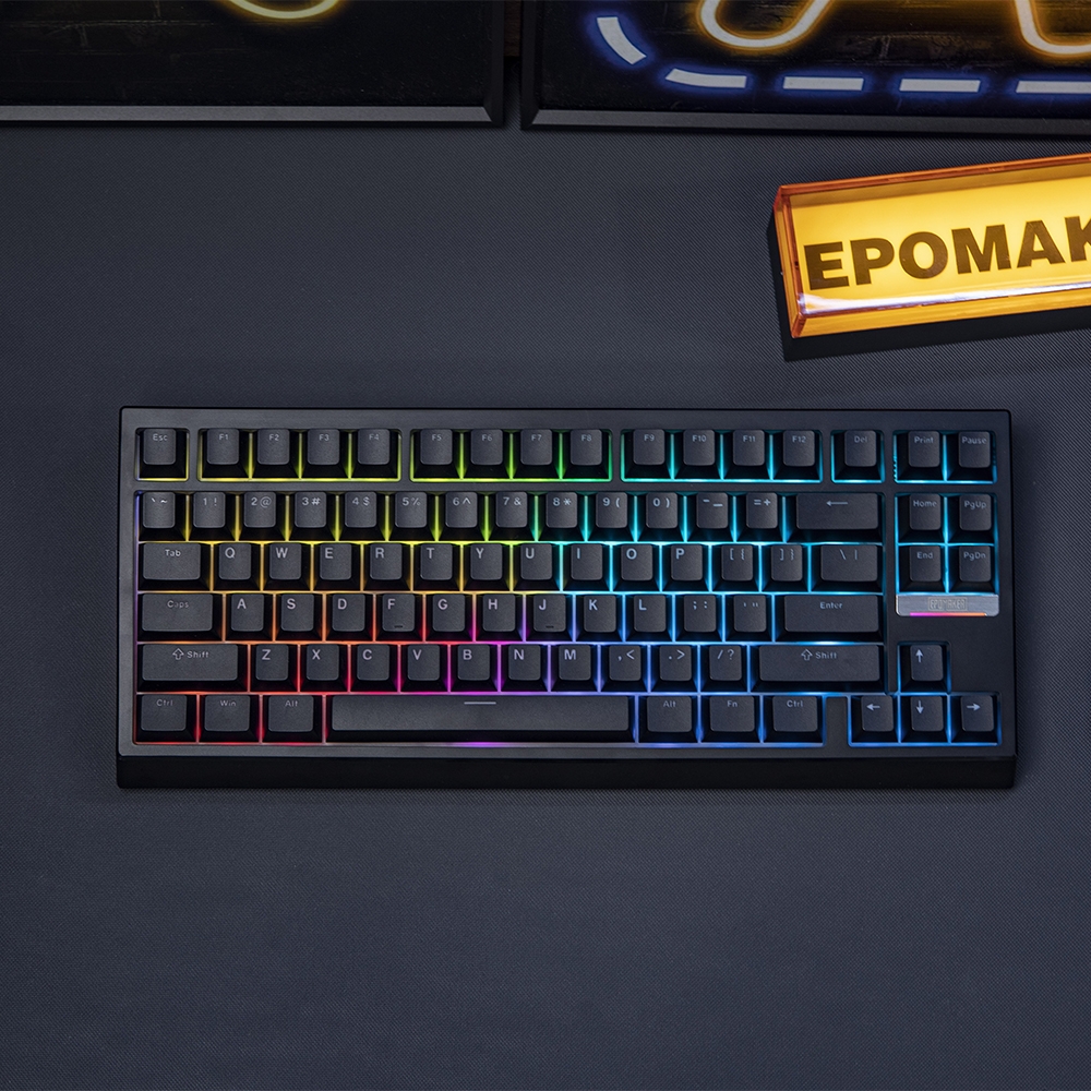 EPOMAKER 에포메이커 G84 유무선 기계식 키보드 3모드 VIA지원 핫스왑 정식수입 AS가능 블랙