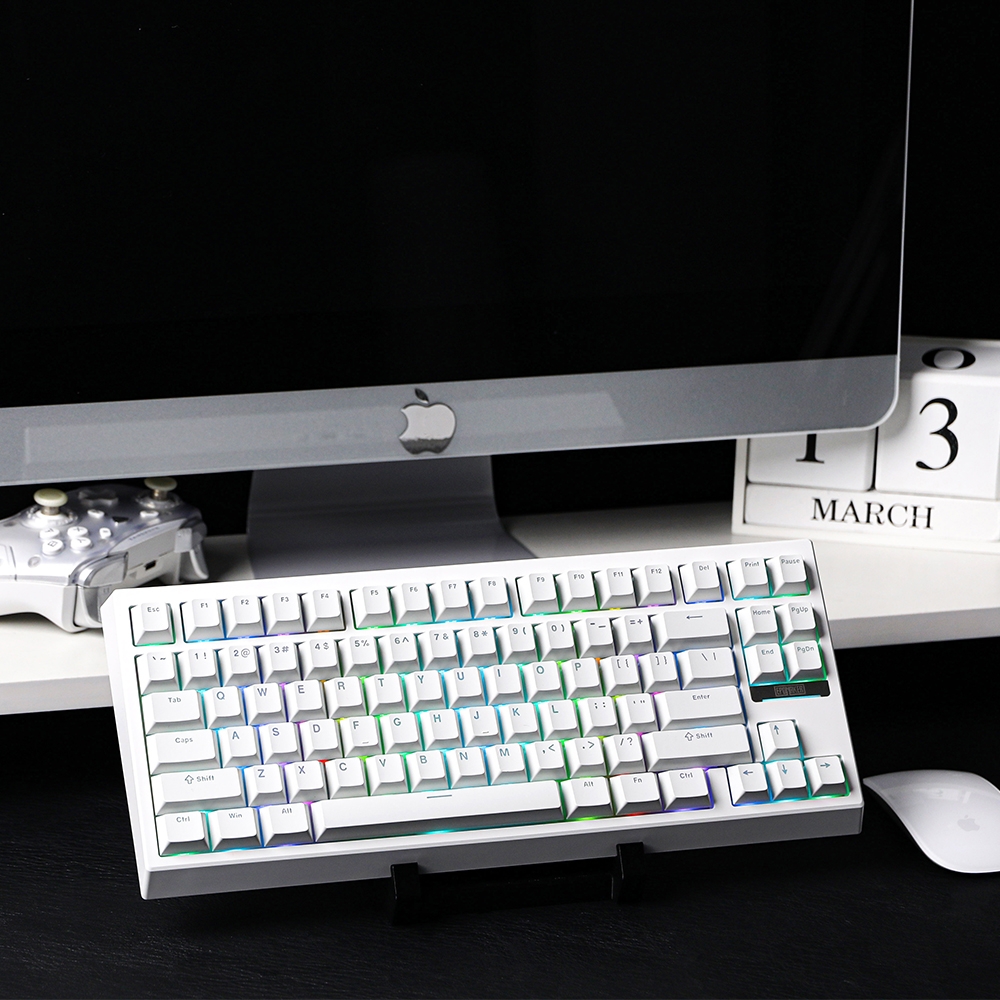 EPOMAKER 에포메이커 G84 유무선 기계식 키보드 3모드 VIA지원 핫스왑 정식수입 AS가능 화이트