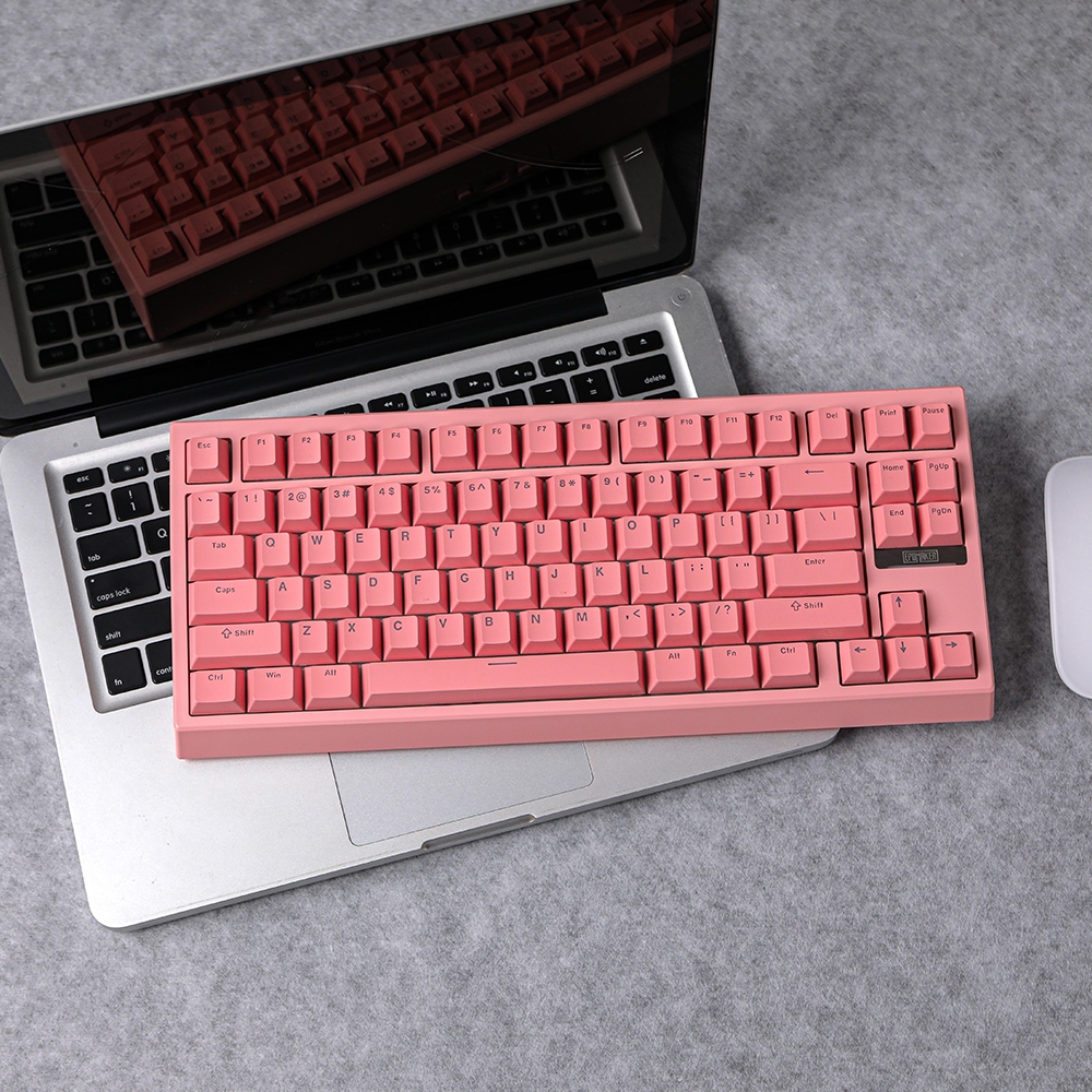 EPOMAKER 에포메이커 G84 유무선 기계식 키보드 3모드 VIA지원 핫스왑 정식수입 AS가능 핑크