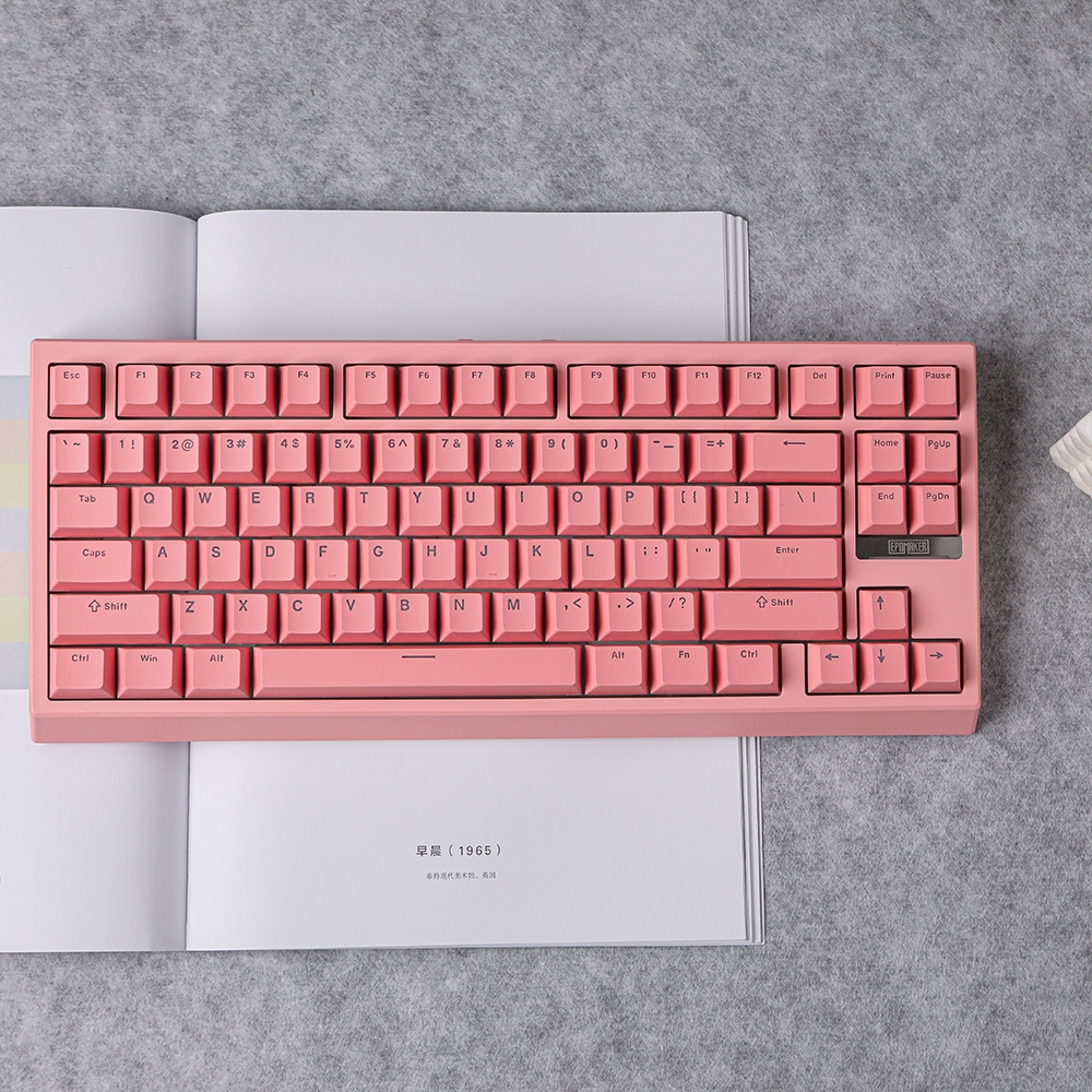 EPOMAKER 에포메이커 G84 유무선 기계식 키보드 3모드 VIA지원 핫스왑 정식수입 AS가능 핑크