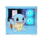 주연테크 포켓몬스터 꼬부기ARGB BTF 미니타워UV 코팅 인쇄 강화유리 PC 케이스