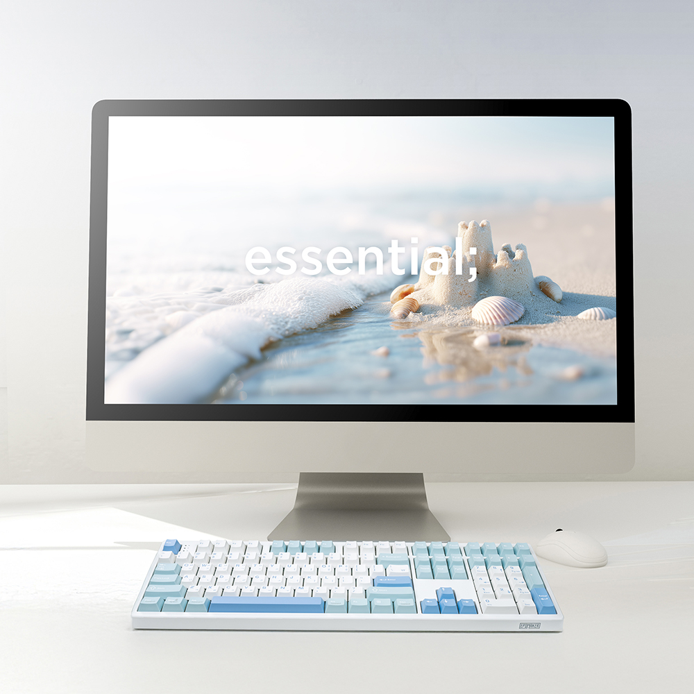 EPOMAKER 에포메이커 TH108 유무선 기계식 키보드 3모드 핫스왑 풀배열 정식수입 AS가능 한영각인 화이트 블루 