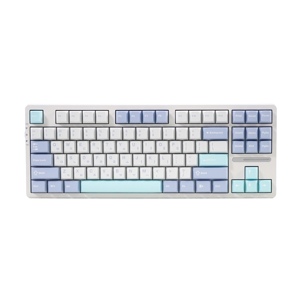 긱스타 GKG87AQ 유무선 기계식 키보드 텐키리스 가스켓 리니어 게이밍 사무용 아쿠아축