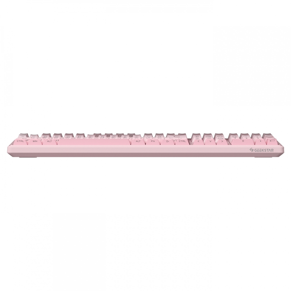 긱스타 GK03 PRO 유선 사무용 게이밍 풀배열 멤브레인 키보드, 핑크