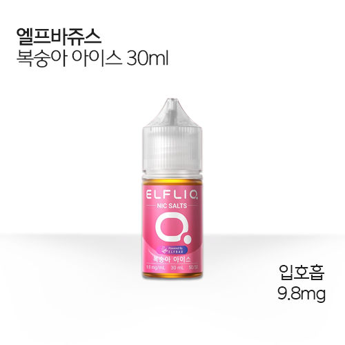 엘프바쥬스 복숭아 아이스