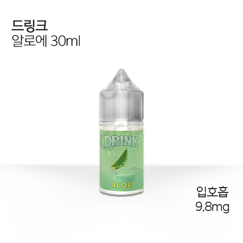 드링크 알로에 달콤하고 부드러운 알로에 음료 맛과 시원한 멘솔의 조화