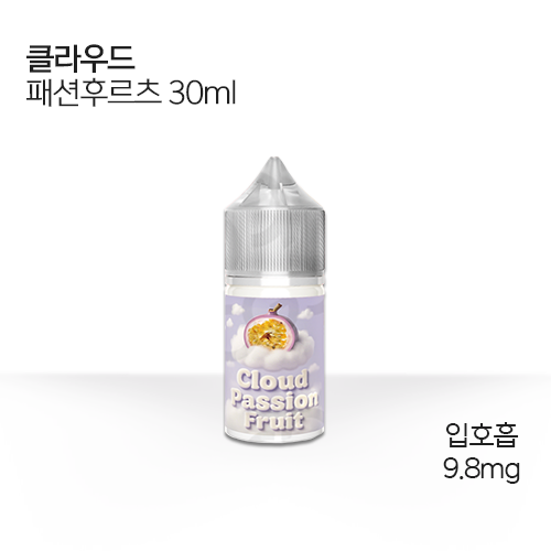 클라우드 패션후르츠 새콤달달 깔끔한 패션후르츠 과즙 맛과 시원한 멘솔의 조화
