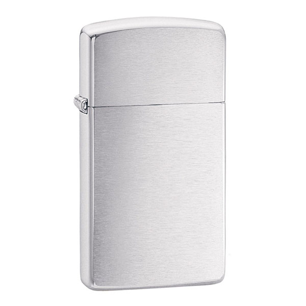 지포라이터 슬림 브러쉬크롬 BRUSHED CHROME ZIPPO 1600