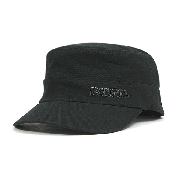 Kangol 캉골 코튼 트윌 아미캡 모자 군모 9720 블랙