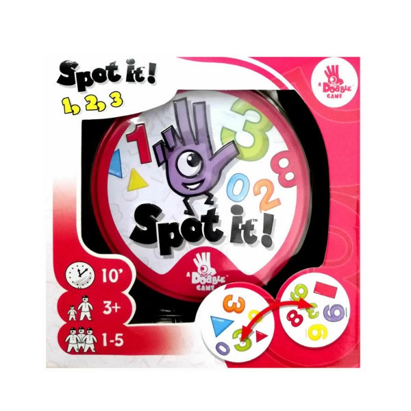 스팟잇 123 Spot It 30카드 95mm 도블보드게임