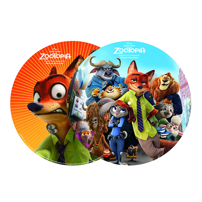 LP 디즈니 주토피아 픽쳐디스크 Zootopia 엘피판