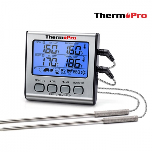 ThermoPro 써모프로 TP-17 심부 온도계 디지털 바베큐온도계