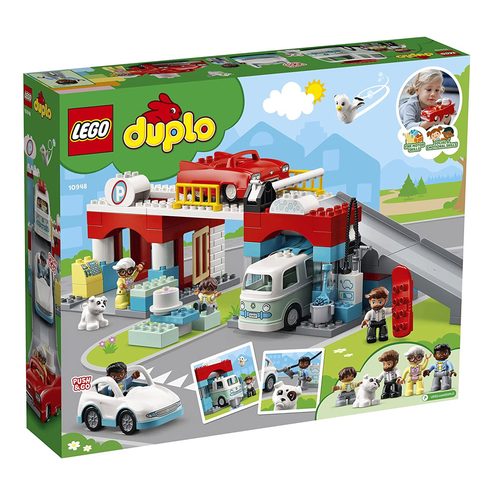 레고 LEGO 듀플로 자동차 주차장과 세차장 10948