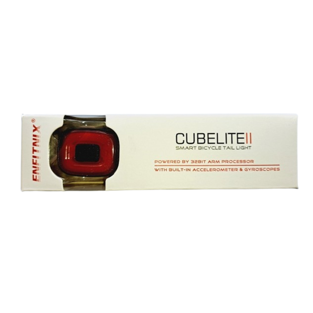 엔피트닉스 큐브라이트2 스마트 자전거 후미등 USB 충전식 라이트