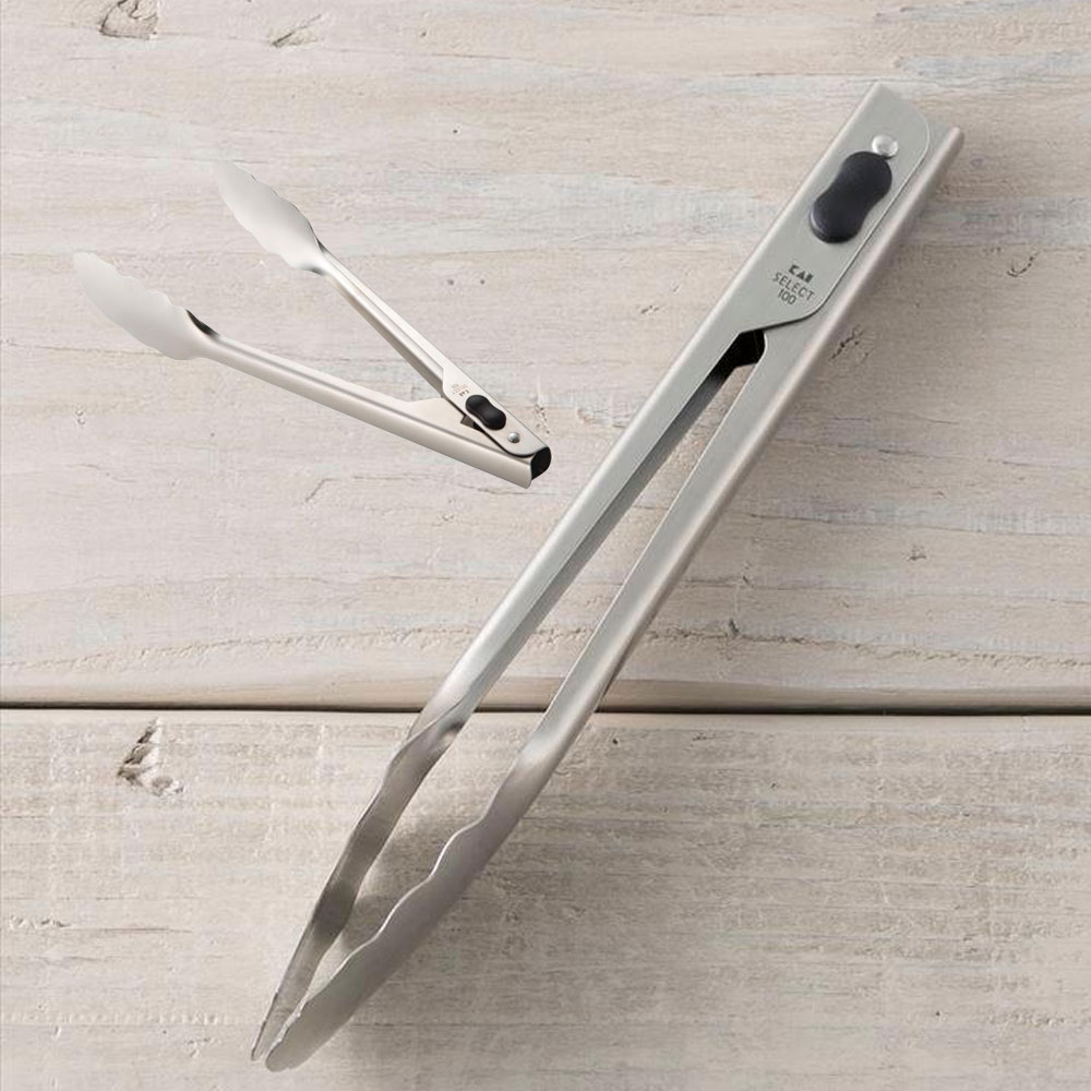 카이 셀렉트100 주방 스텐 다용도 집게 24cm
