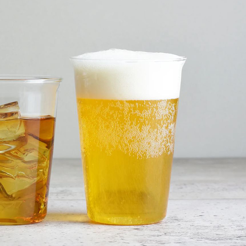 킨토 내열유리컵 캐스트 맥주잔 430ml