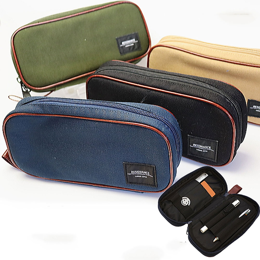 러다이트 필통 코듀라 라운드 지퍼 펜 파우치 필통