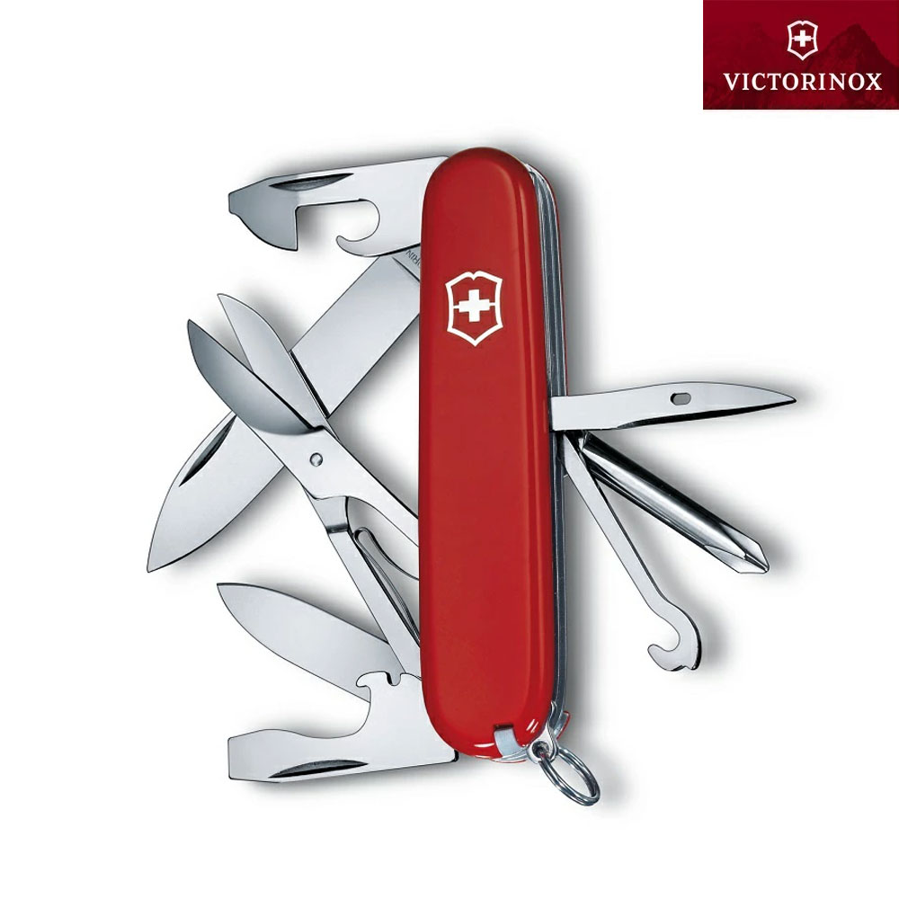 빅토리녹스 슈퍼 틴커 미디움 포켓 스위스 캠핑 멀티툴 레드 1.4703