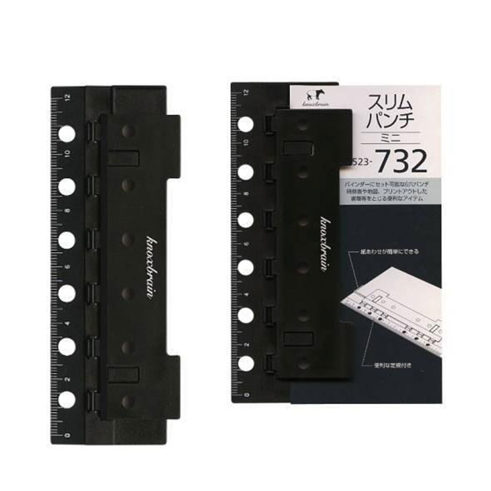 일본 녹스 KNOX 6공 다이어리 펀치 속지 떡메 펀칭기 A7