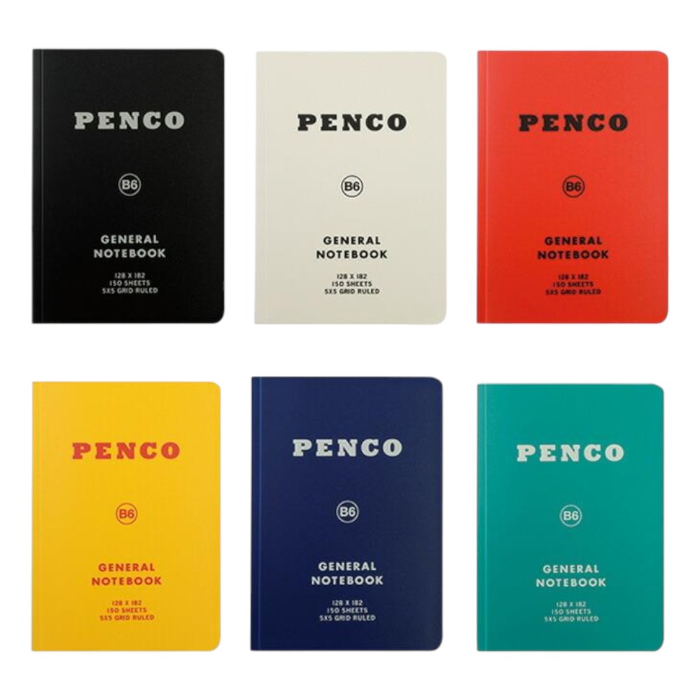 펜코 PENCO 그리드 모눈 격자 소프트 PP 노트 B6