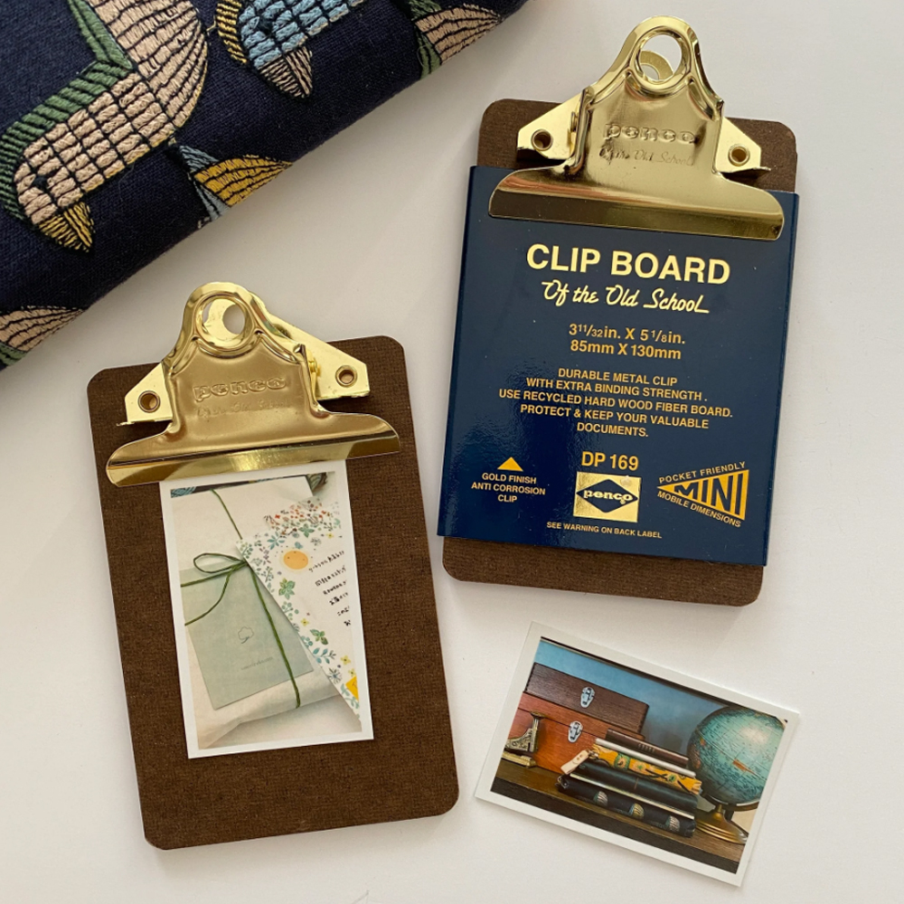 펜코 클립보드 미니 빌지꽂이 카페 메뉴판 골드