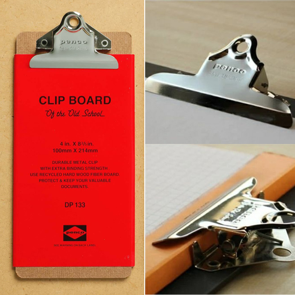 펜코 클립보드 카페 메뉴판 빌지꽂이 메모판 체크 실버