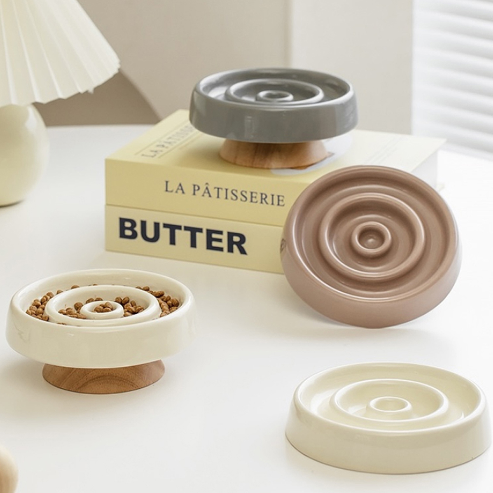 바이탑 강아지 고양이 슬로우식기 급체방지 밥그릇 사료그릇