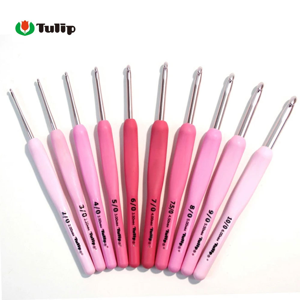 일본 튤립 에티모 로즈 모사용 코바늘