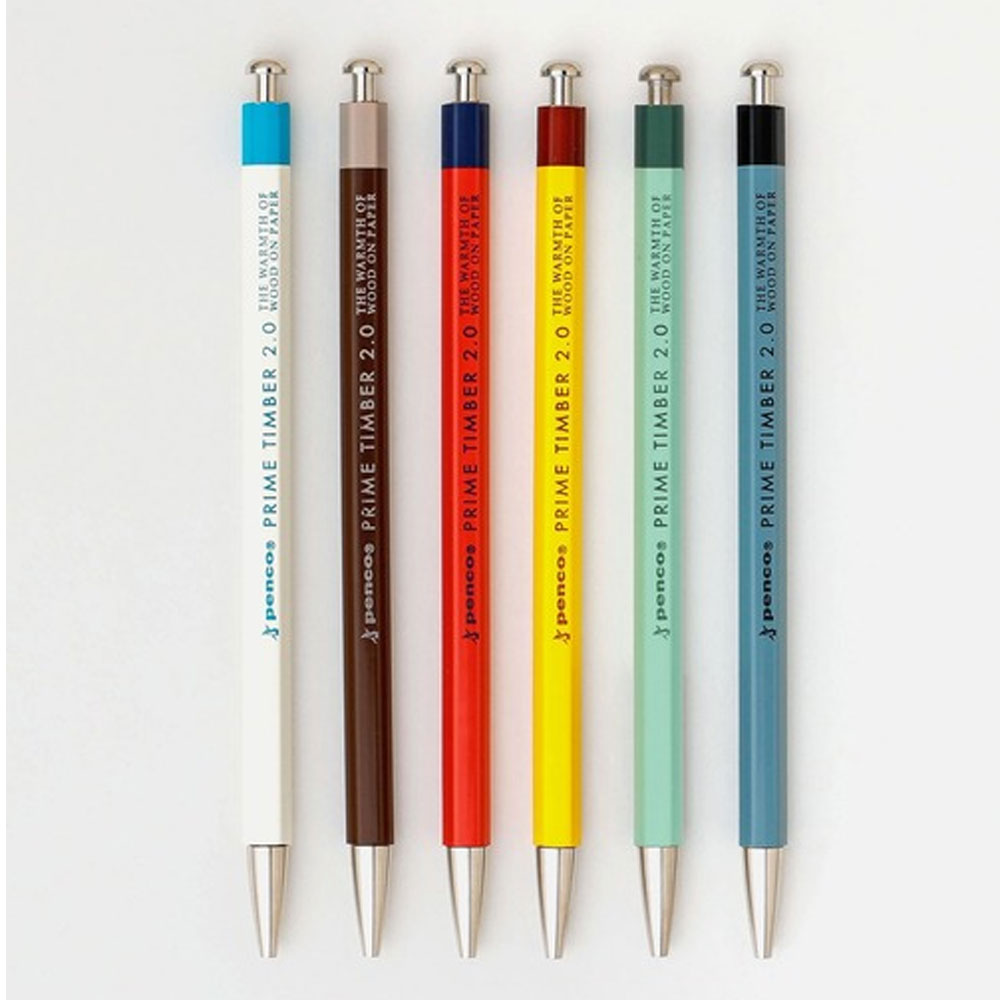 펜코 프라임 팀버 리드 샤프 일본샤프 샤프너포함 2mm