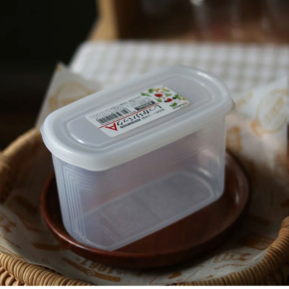 일본 나까야 K121 밀폐용기 플라스틱 반찬통 630ml