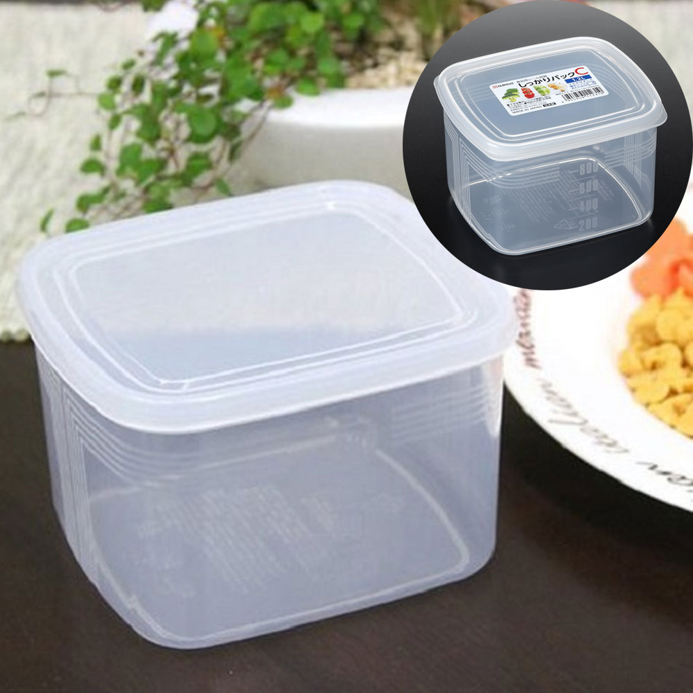 일본 나까야 밀폐용기 플라스틱 반찬통 K123 1200ml