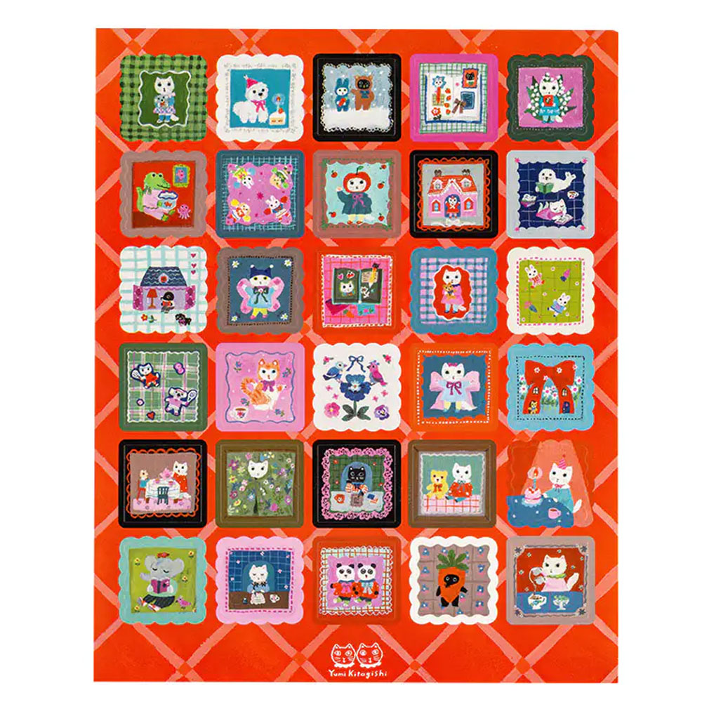 일본 호보니치 스티커 키다기시 유미 스티커 씰 다꾸스티커