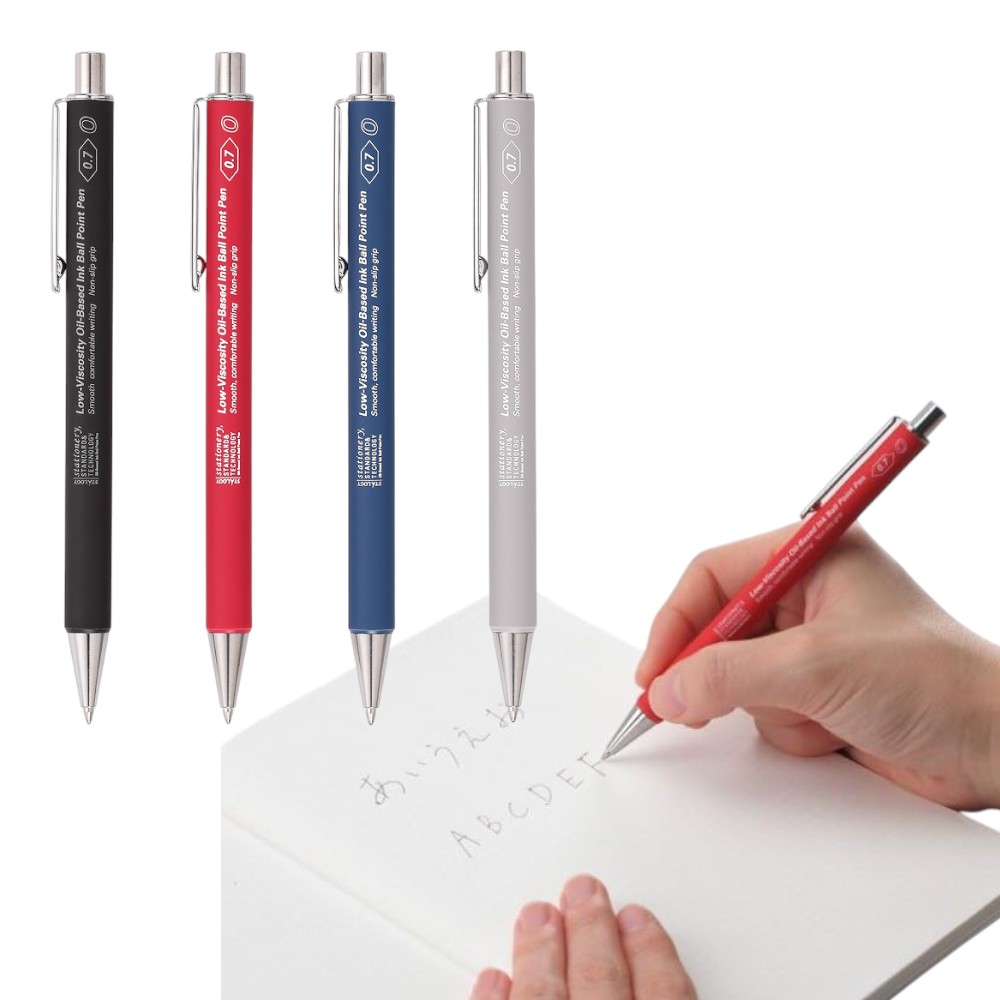 일본 스탈로지 Stalogy 저점도 유성 볼펜 0.7mm