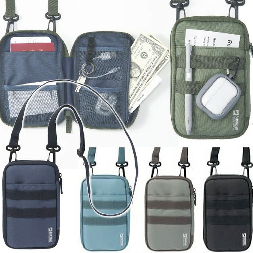 리히트랩 여행용 미니 크로스백 데일리 파우치 지갑